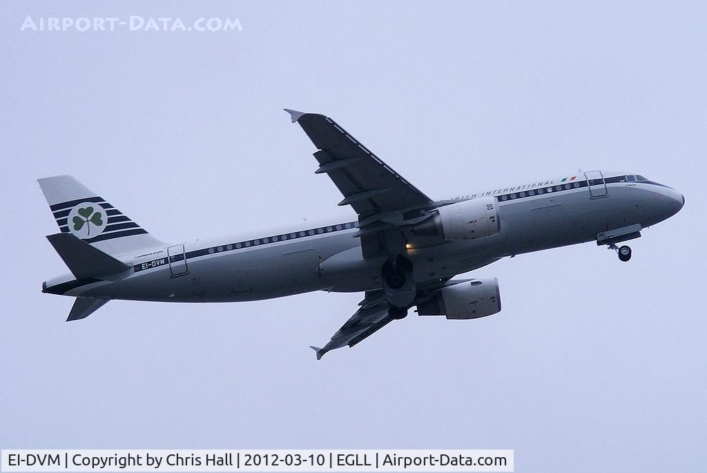 EI-DVM, 2011 Airbus A320-214 C/N 4634, Aer Lingus