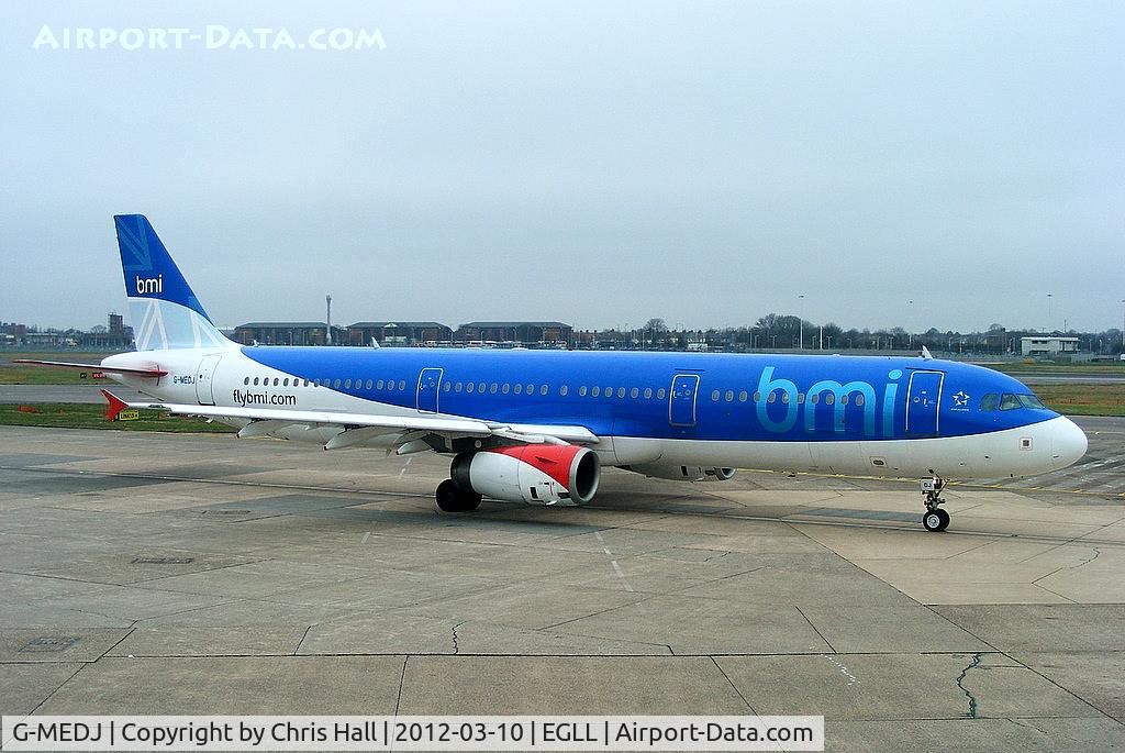 G-MEDJ, 2004 Airbus A321-231 C/N 2190, bmi British Midland