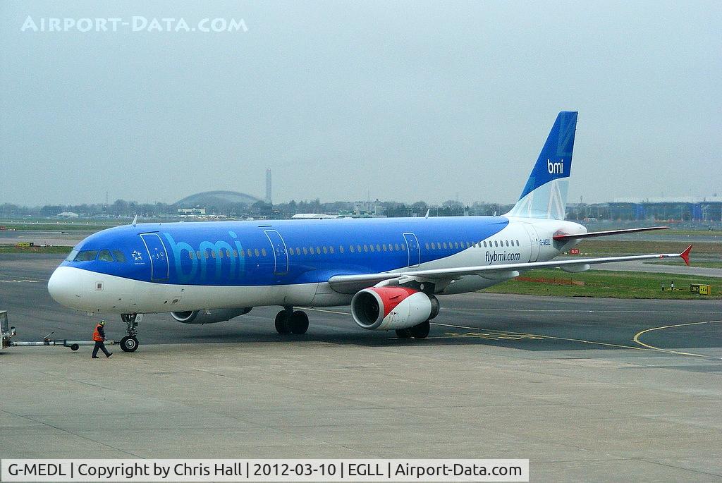 G-MEDL, 2006 Airbus A321-231 C/N 2653, bmi British Midland