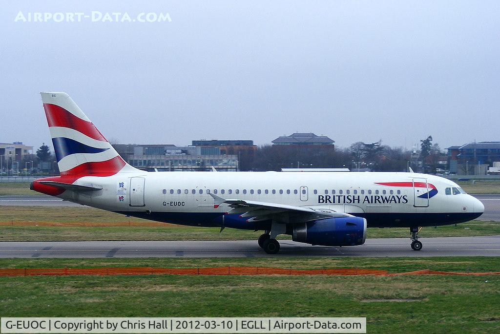 G-EUOC, 2001 Airbus A319-131 C/N 1537, British Airways
