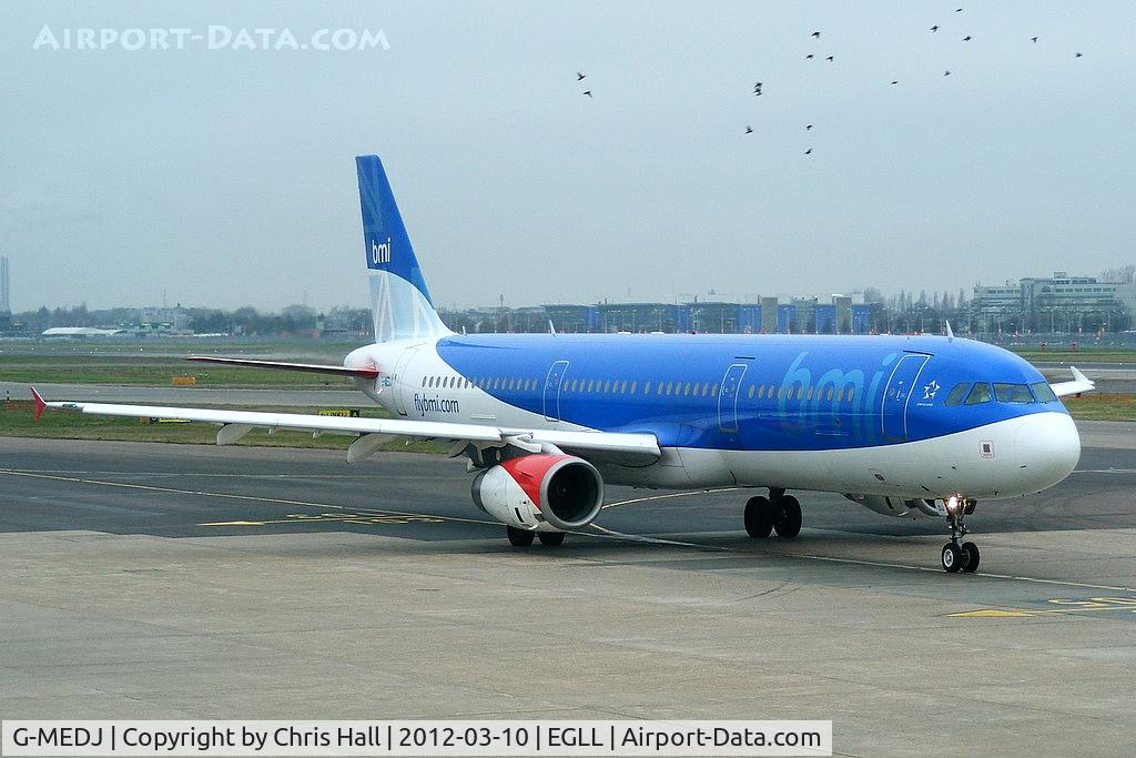 G-MEDJ, 2004 Airbus A321-231 C/N 2190, bmi British Midland