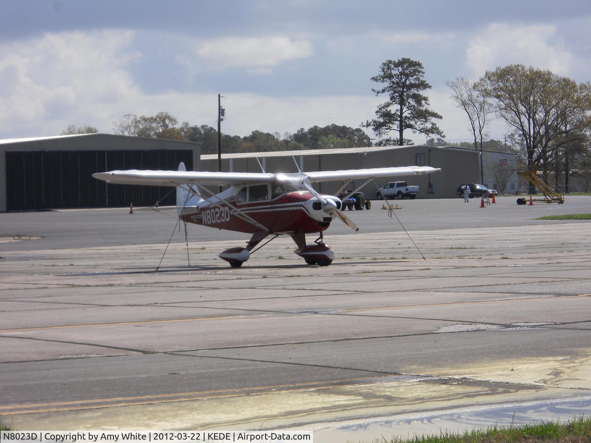 N8023D, 1957 Piper PA-22-150 C/N 22-5549, Sitting on the ramp at KEDE