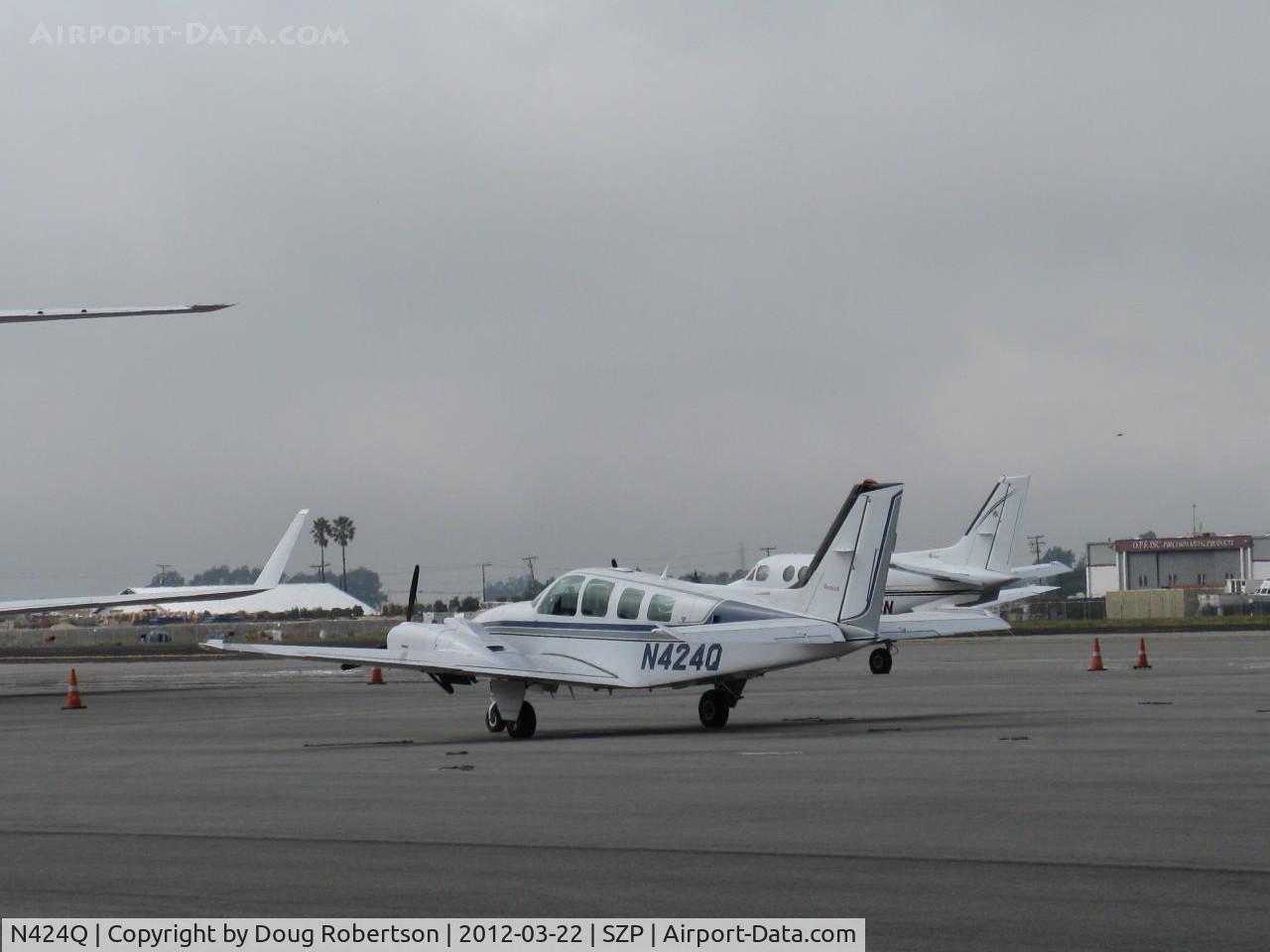 N424Q, 1990 Beech 58 Baron C/N TH-1582, 1990 Beech 58 BARON, two Continental IO-550 300 Hp each upgrades