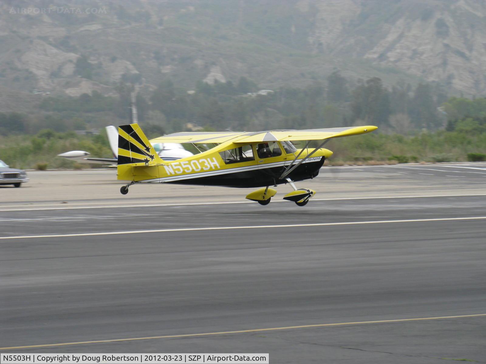 N5503H, 1978 Bellanca 8KCAB Super Decathlon C/N 413-78, 1978 Bellanca 8KCAB SUPER DECATHLON, Lycoming AEIO-360 180 Hp, landing Rwy 22