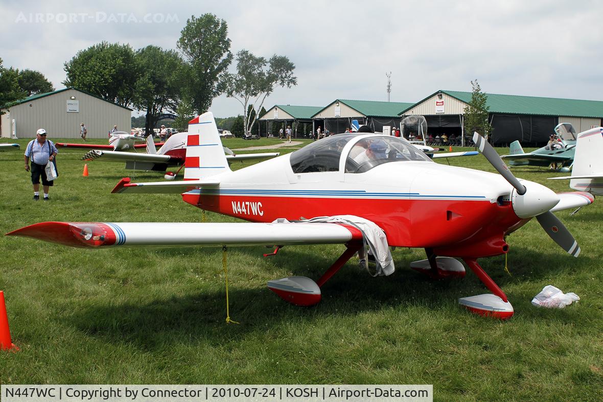 N447WC, Vans RV-6A C/N 24124, EAA Airventure 2010.