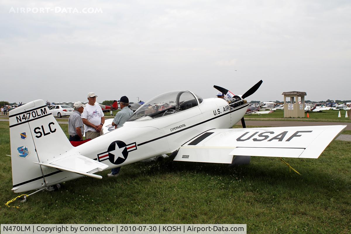 N470LM, 2008 Vans RV-8 C/N 80070, EAA Airventure 2010.