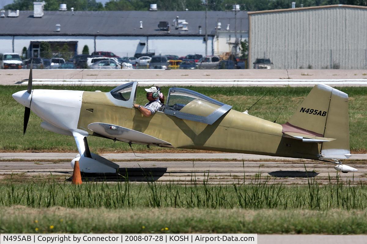 N495AB, 2008 Vans RV-6 C/N 22638, EAA Airventure 2008.