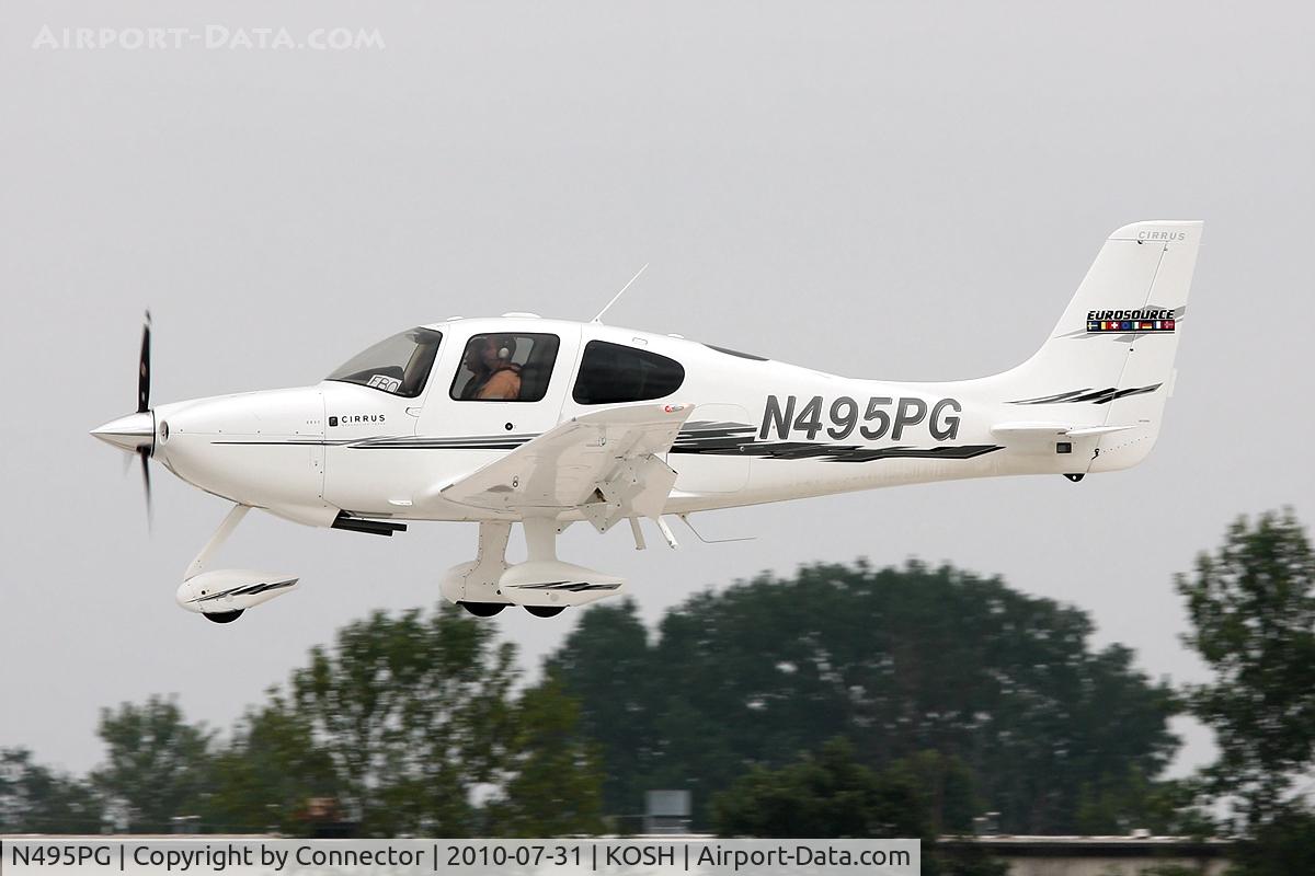 N495PG, 2008 Cirrus SR20 C/N 1954, EAA Airventure 2010.