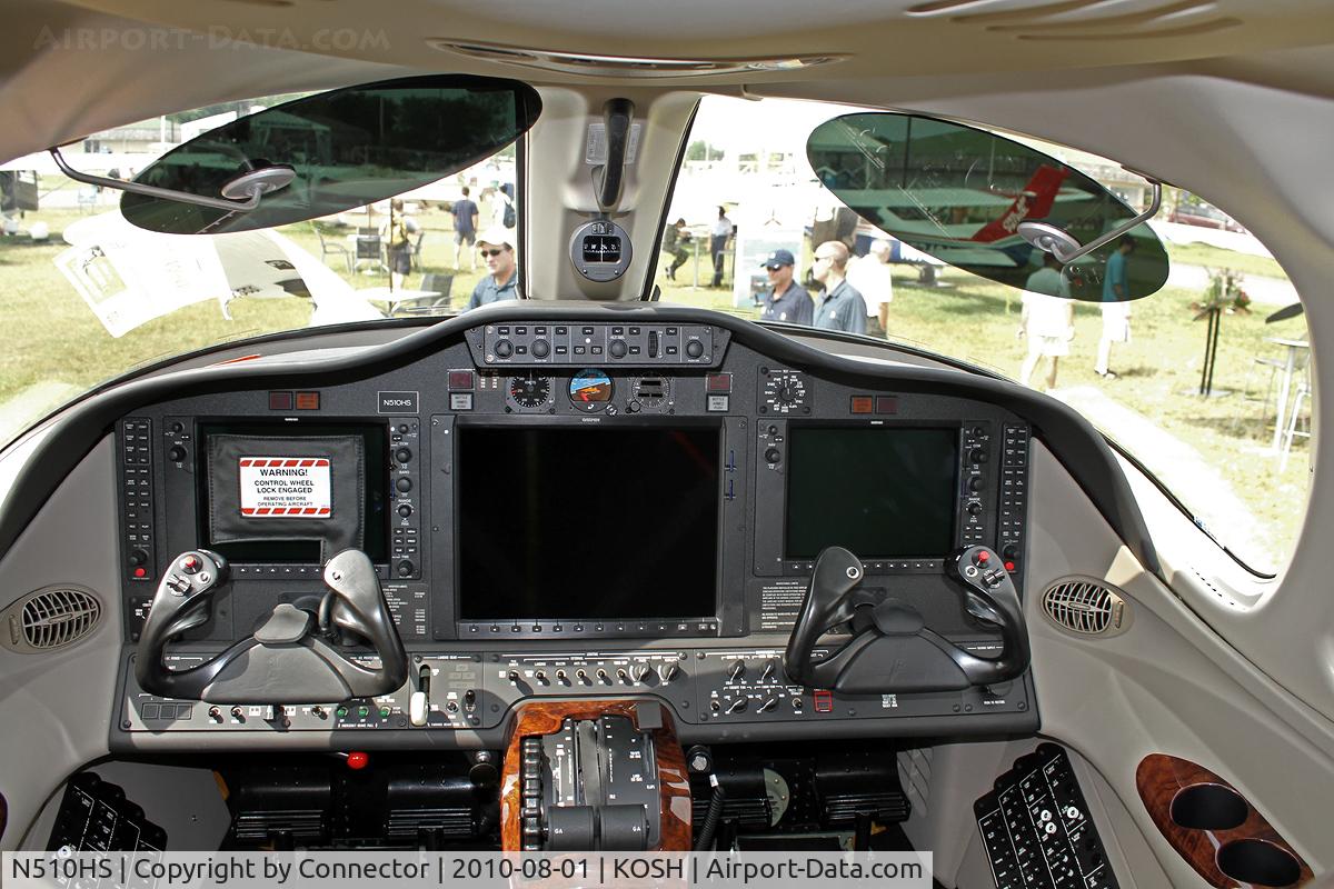 N510HS, Cessna 510 Citation Mustang C/N 510-0320, EAA Airventure 2010.