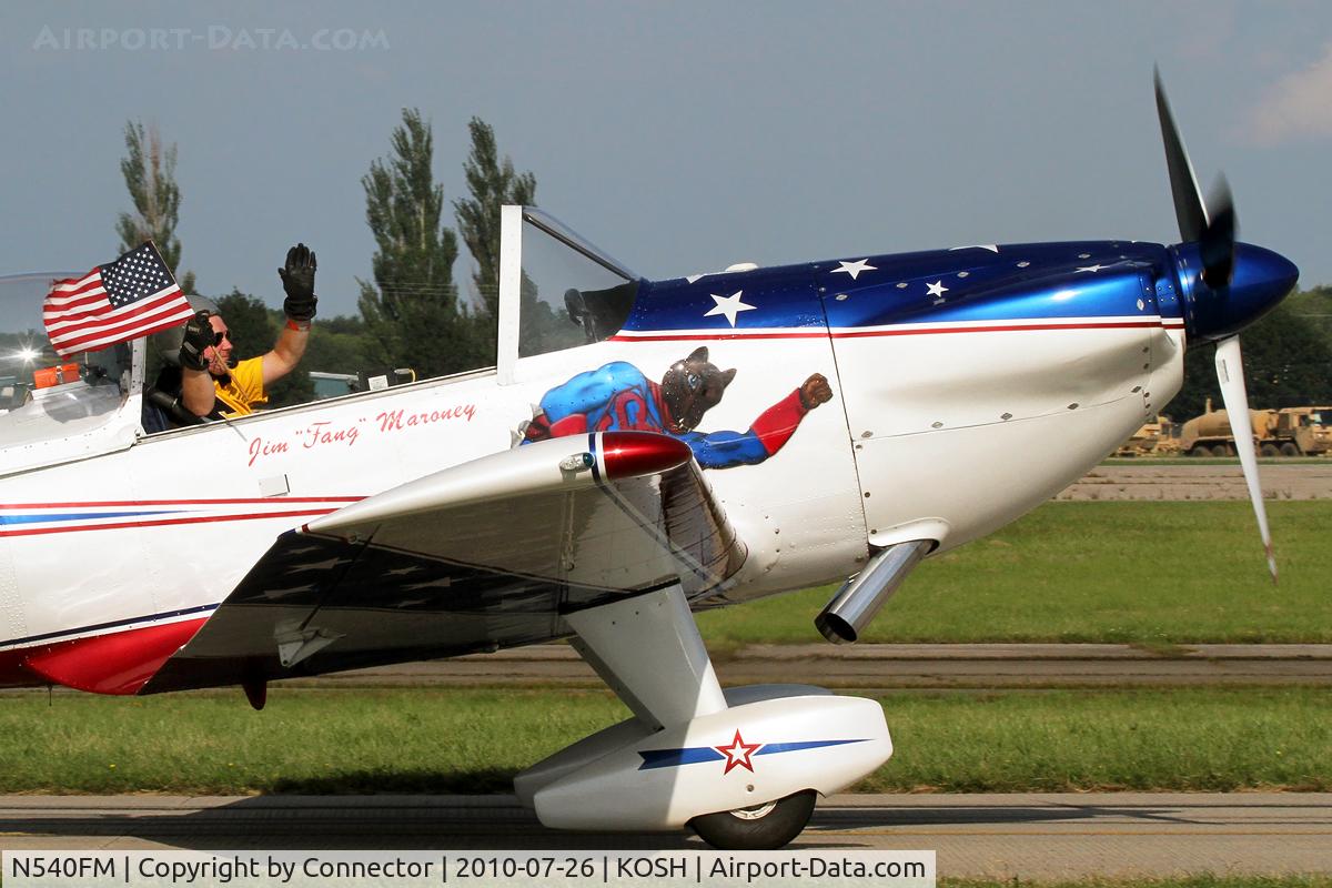 N540FM, 1947 De Havilland Canada DHC-1A-1 Chipmunk C/N 189, EAA Airventure 2010.