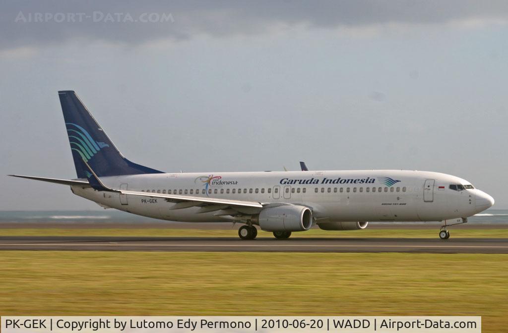 PK-GEK, 2001 Boeing 737-86J C/N 30568, Garuda Indonesia