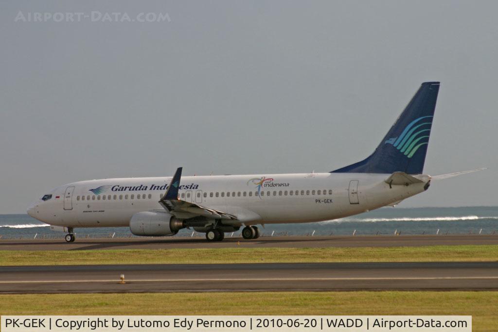 PK-GEK, 2001 Boeing 737-86J C/N 30568, Garuda Indonesia