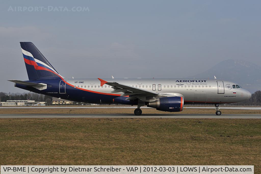 VP-BME, 2008 Airbus A320-214 C/N 3699, Aeroflot Airbus 320
