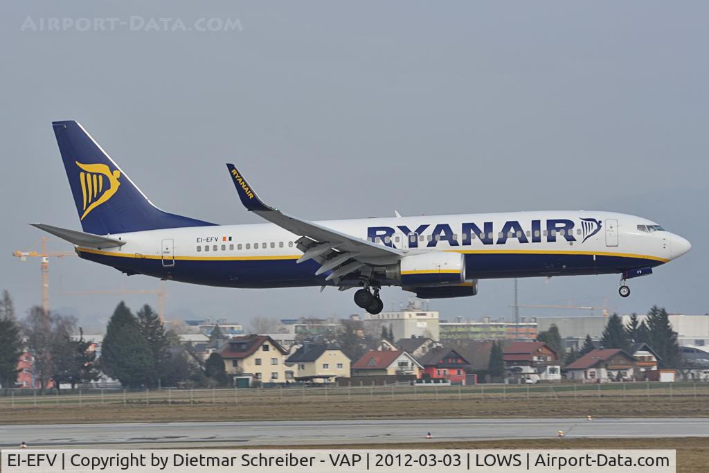 EI-EFV, 2009 Boeing 737-8AS C/N 35017, Ryanair Boeing 737-800