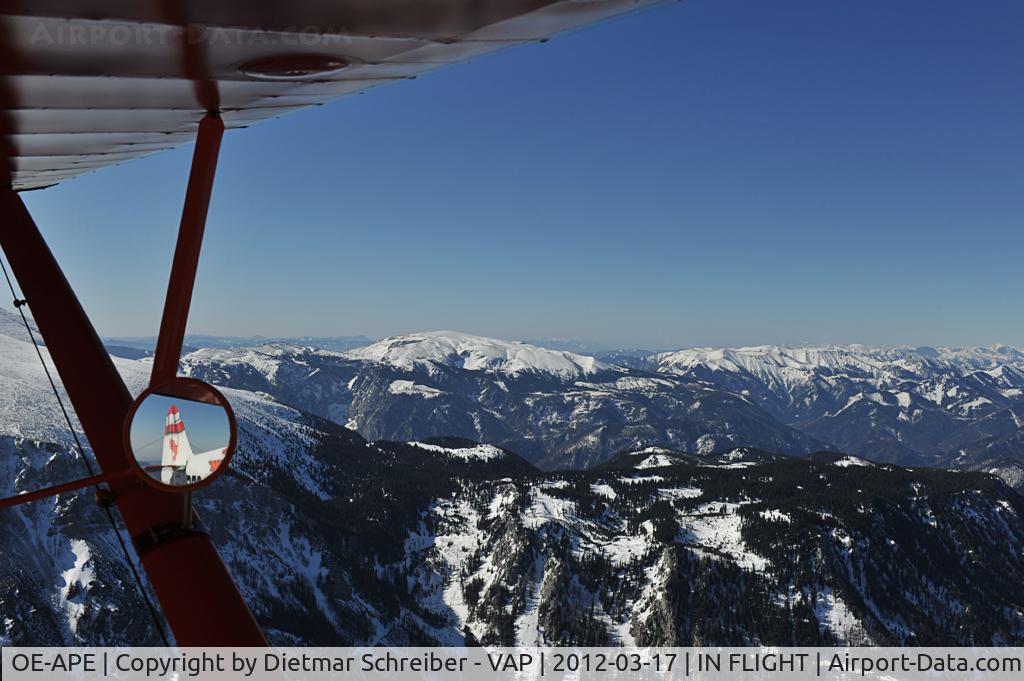 OE-APE, Piper PA-18-150 Super Cub C/N 18-7736, in Flight