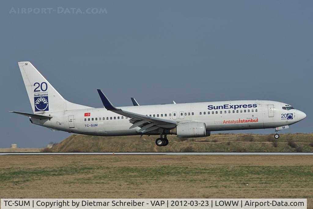 TC-SUM, 1999 Boeing 737-85F C/N 28826, Sunexpress Boeing 737-800