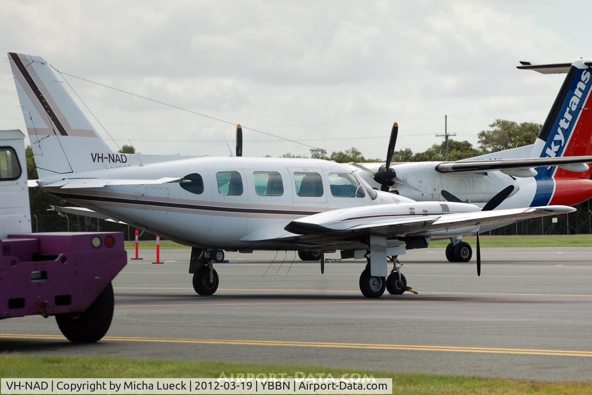 VH-NAD, 1981 Piper PA-31 Navajo C/N 31-8212004, At Brisbane
