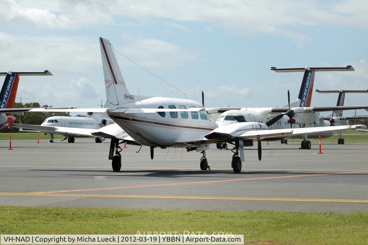 VH-NAD, 1981 Piper PA-31 Navajo C/N 31-8212004, At Brisbane