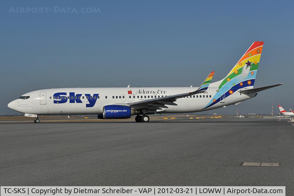 TC-SKS, 2001 Boeing 737-83N C/N 32348, Sky Airlines Boeing 737-800
