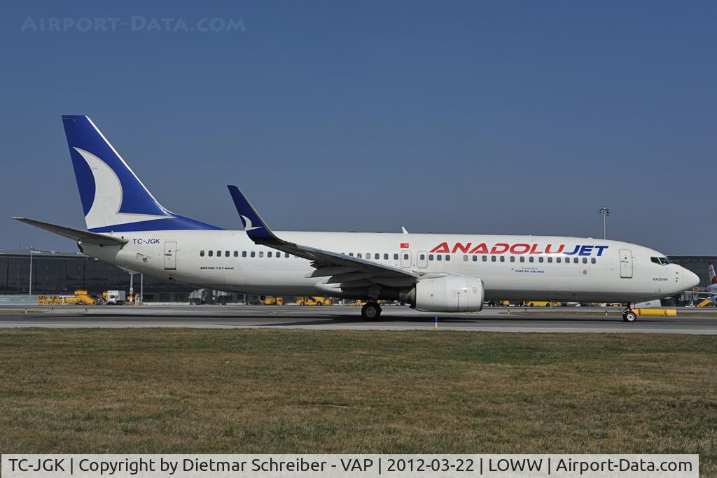 TC-JGK, 2006 Boeing 737-8F2 C/N 34409, Anadolu Jet Boeing 737-800