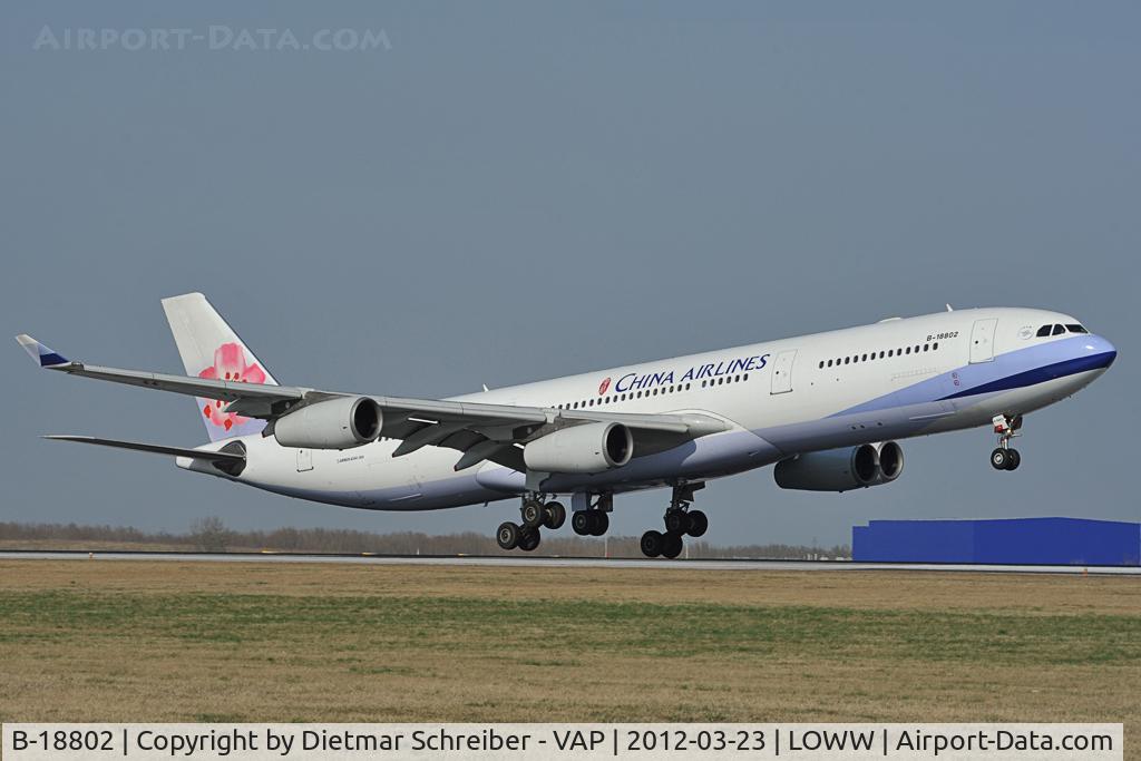 B-18802, 2001 Airbus A340-313X C/N 406, China Airlines Airbus A340-300