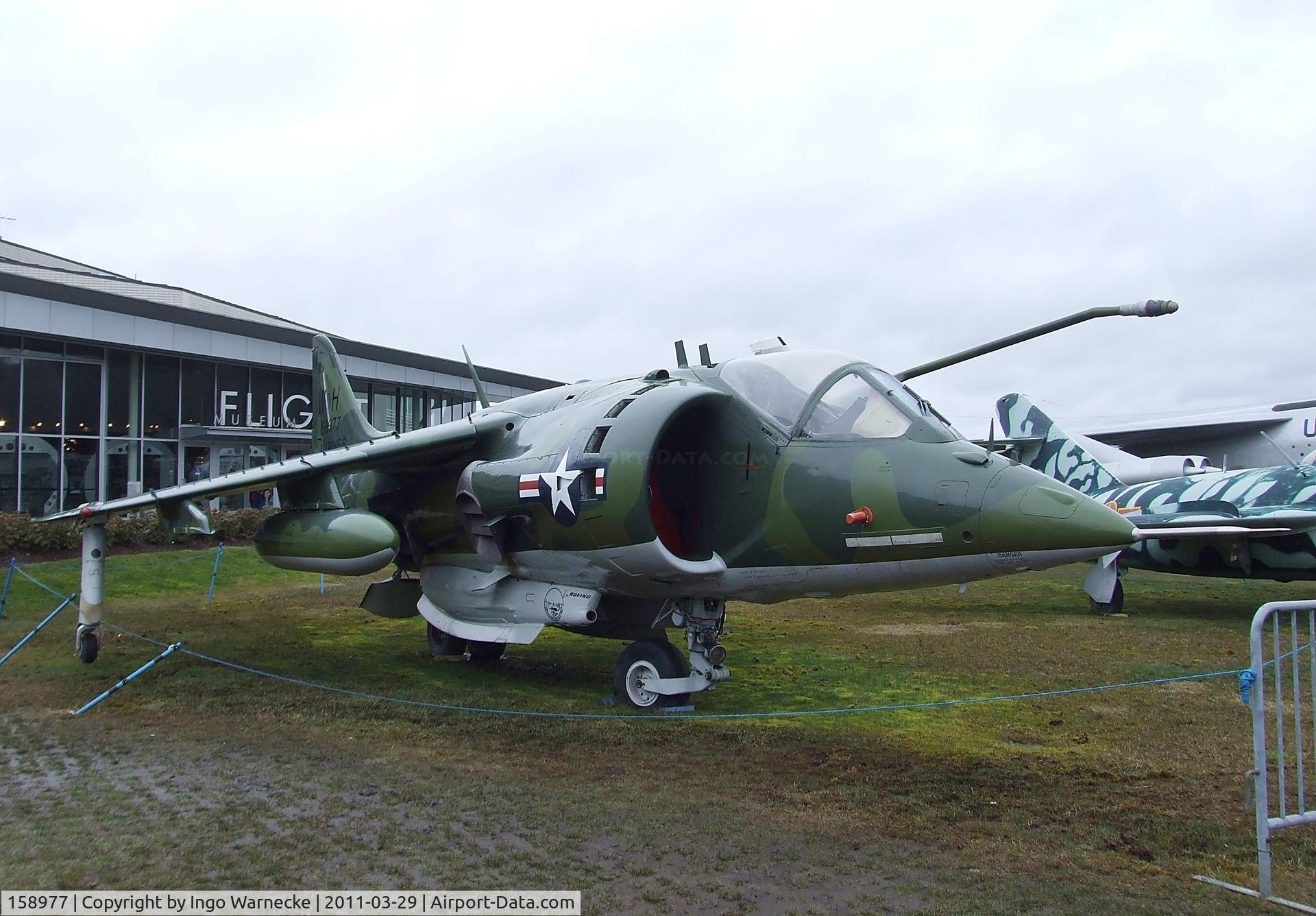 158977, Hawker Siddeley AV-8C Harrier C/N 712138, Hawker Siddeley AV-8C Harrier at the Museum of Flight, Seattle WA