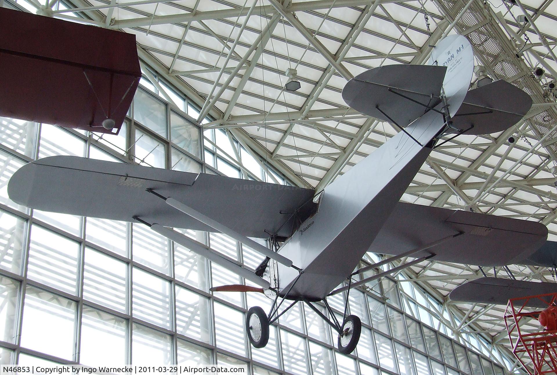 N46853, 1926 Ryan M-1 C/N HN-1, Ryan M-1 at the Museum of Flight, Seattle WA