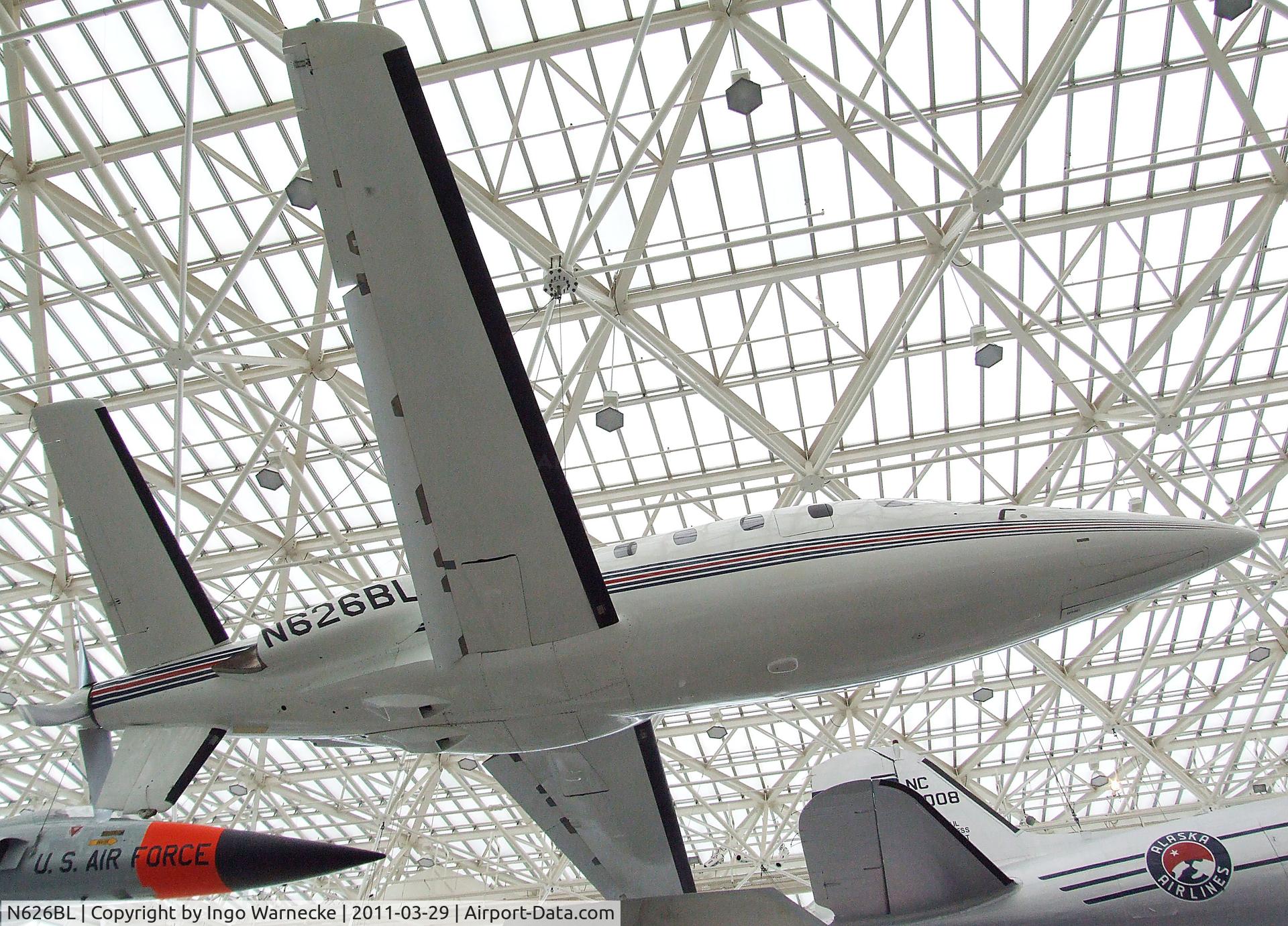 N626BL, 1980 Lear Fan Limited LF 2100 C/N E001, Lear Fan LF2100 at the Museum of Flight, Seattle WA