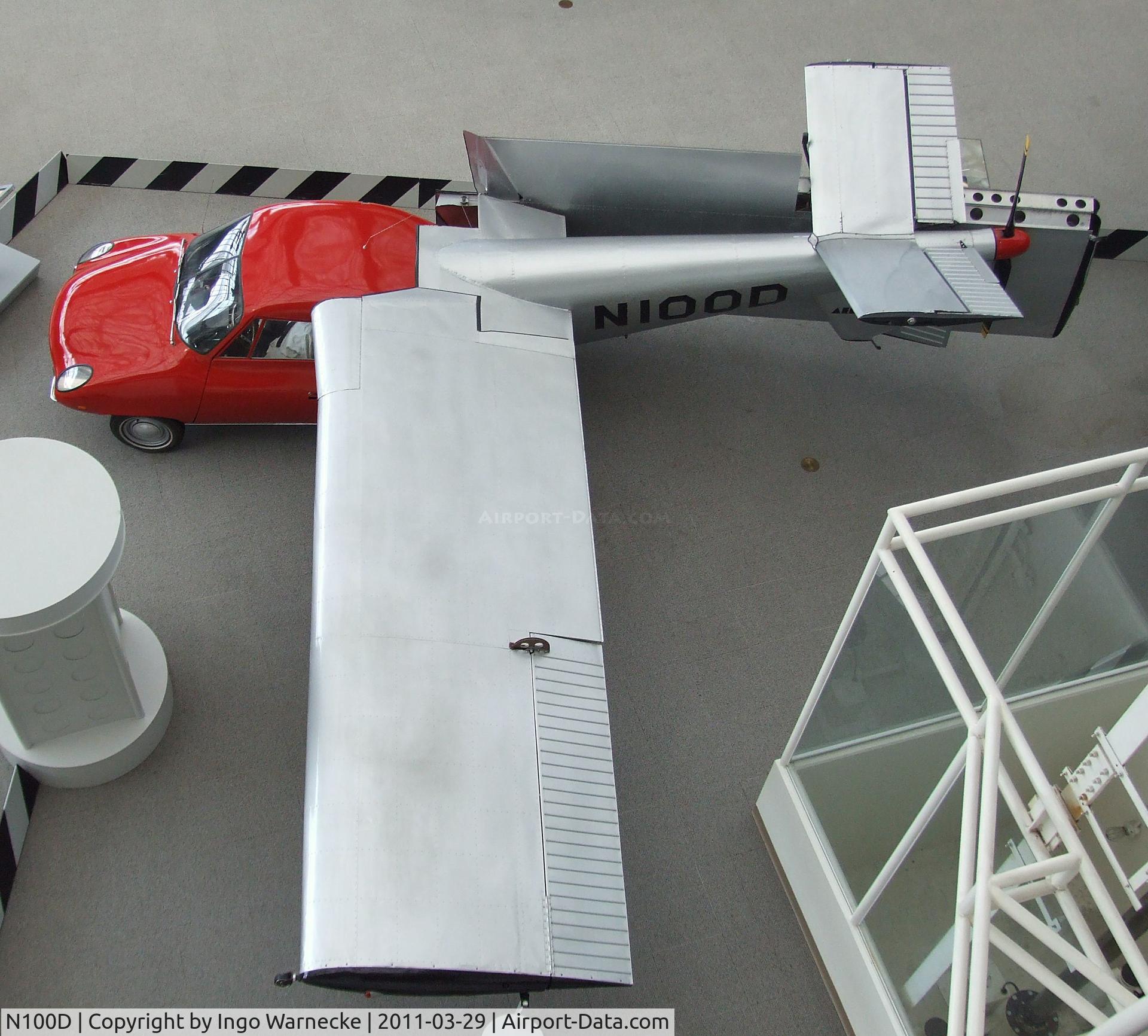 N100D, Taylor Aerocar III C/N 1, Taylor Aerocar III at the Museum of Flight, Seattle WA