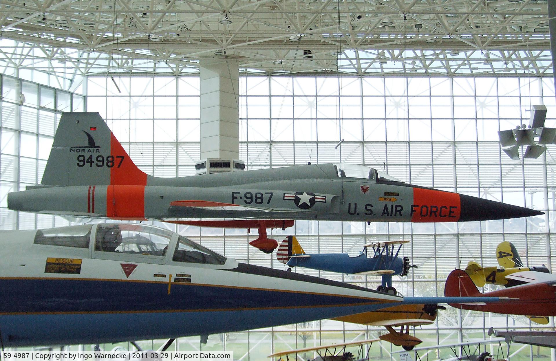 59-4987, 1963 Northrop YF-5A-NO Freedom Fighter C/N N.6001, Northrop YF-5A Freedom Fighter at the Museum of Flight, Seattle WA