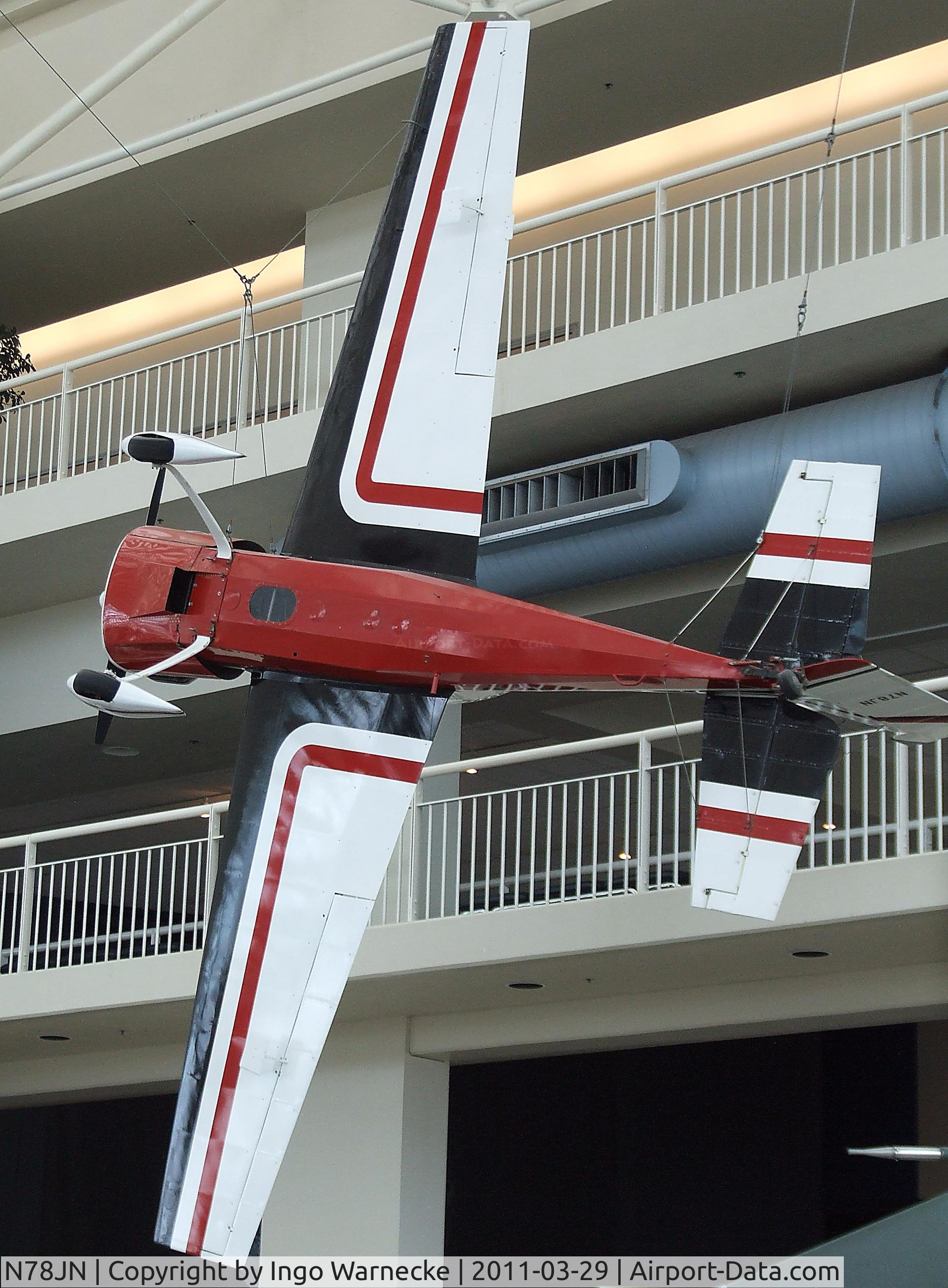 N78JN, 1971 Stephens Akro C/N 434, Stephens (Zimmerman, G.) Akro at the Museum of Flight, Seattle WA