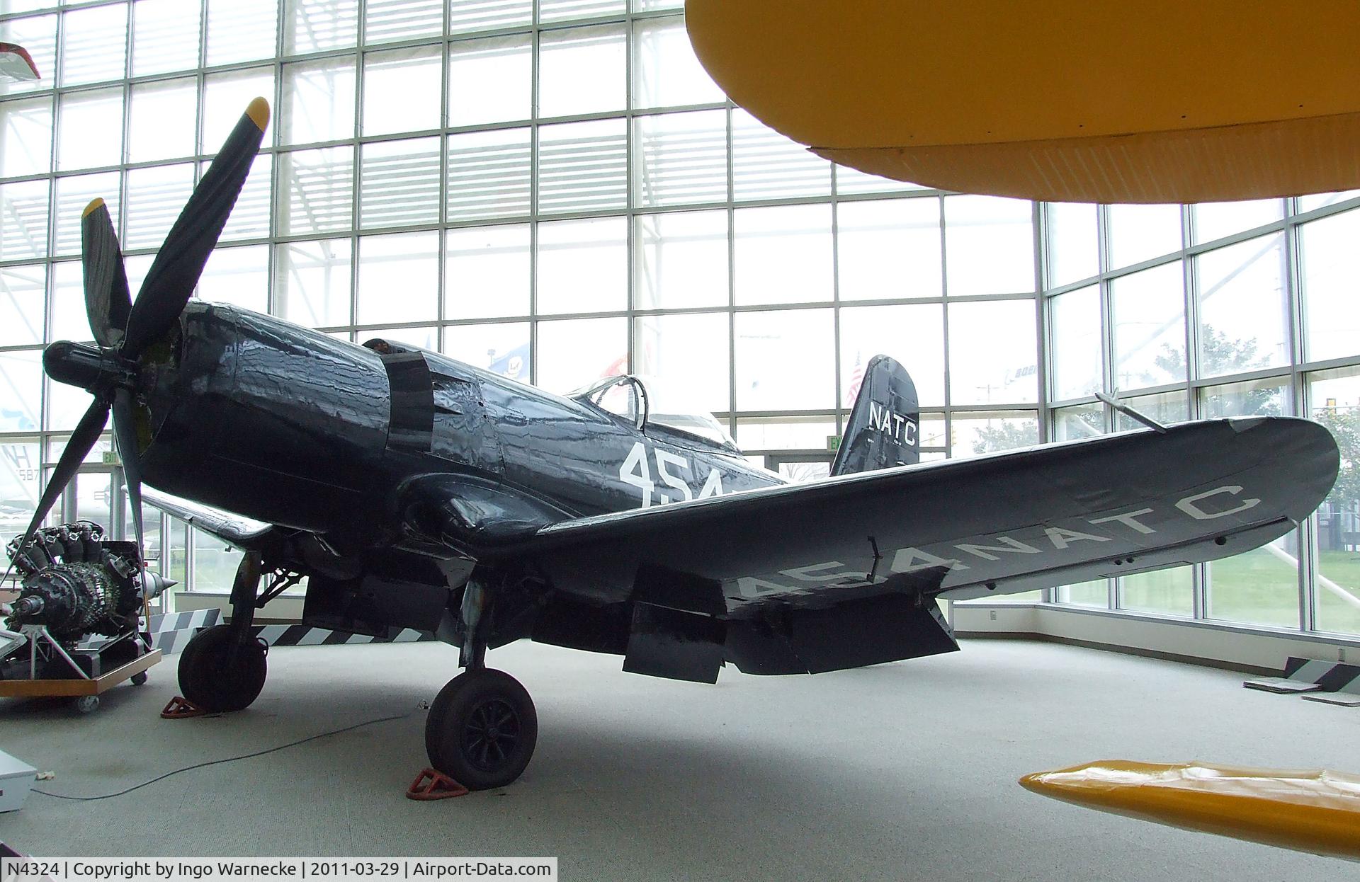 N4324, 1945 Goodyear F2G-1 Corsair C/N 6163, Goodyear F2G-1 Super Corsair at the Museum of Flight, Seattle WA