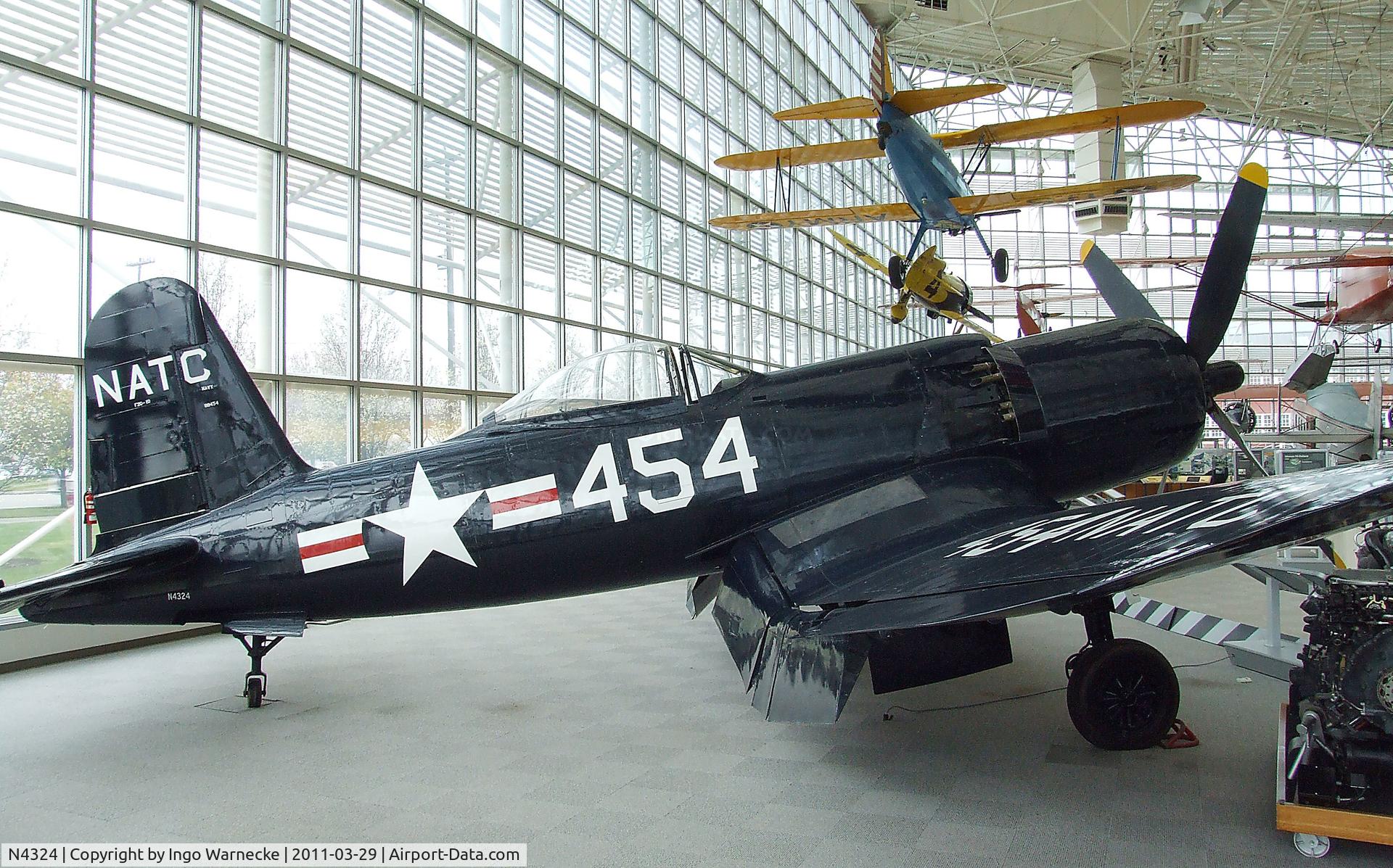 N4324, 1945 Goodyear F2G-1 Corsair C/N 6163, Goodyear F2G-1 Super Corsair at the Museum of Flight, Seattle WA