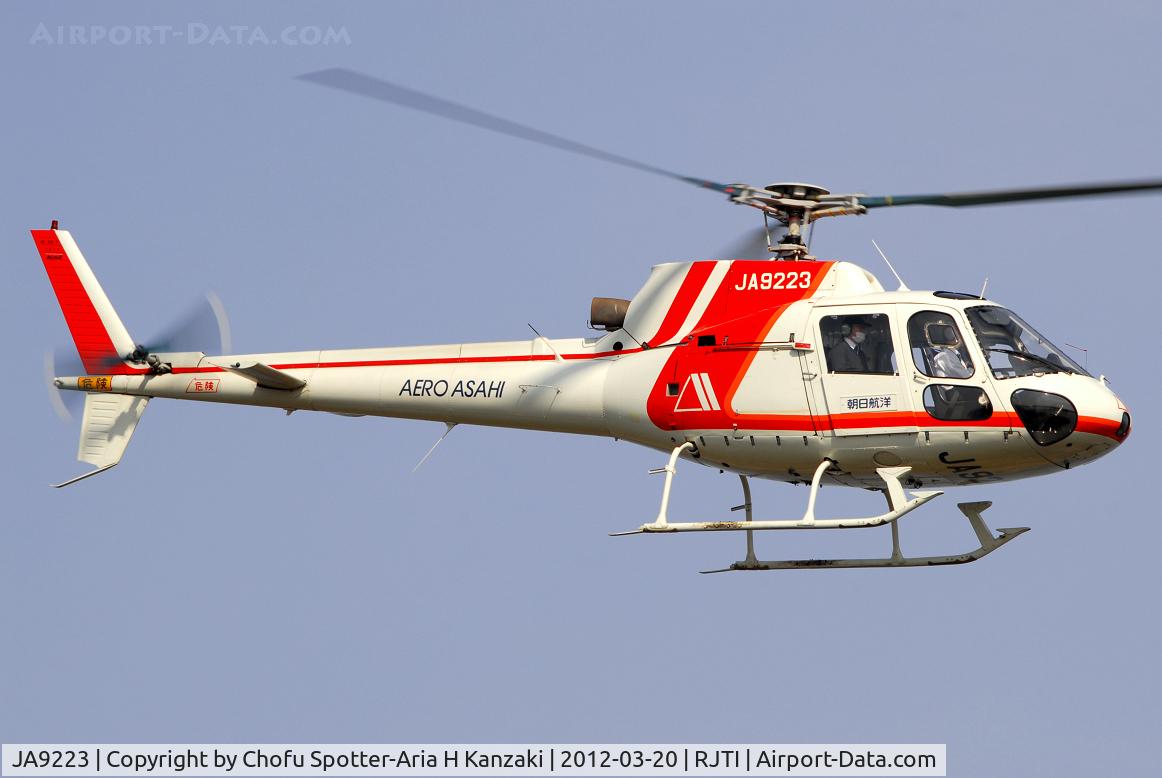 JA9223, 1979 Aerospatiale AS-350B Ecureuil C/N 1077, NikonD200+TAMRON AF 200-500mm F/5-6.3 LD IF