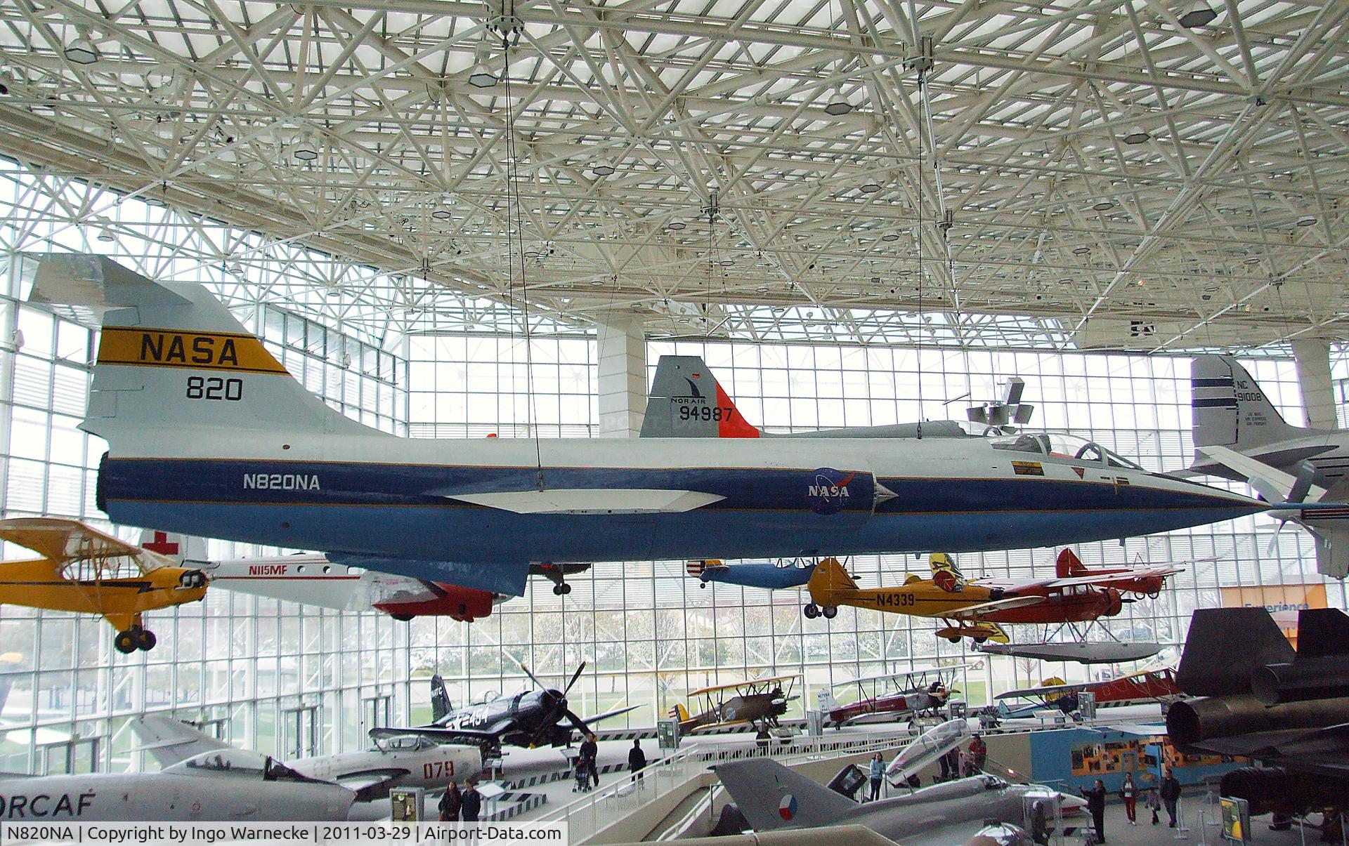 N820NA, 1957 Lockheed F-104C Starfighter C/N 383-1222, Lockheed F-104C Starfighter at the Museum of Flight, Seattle WA