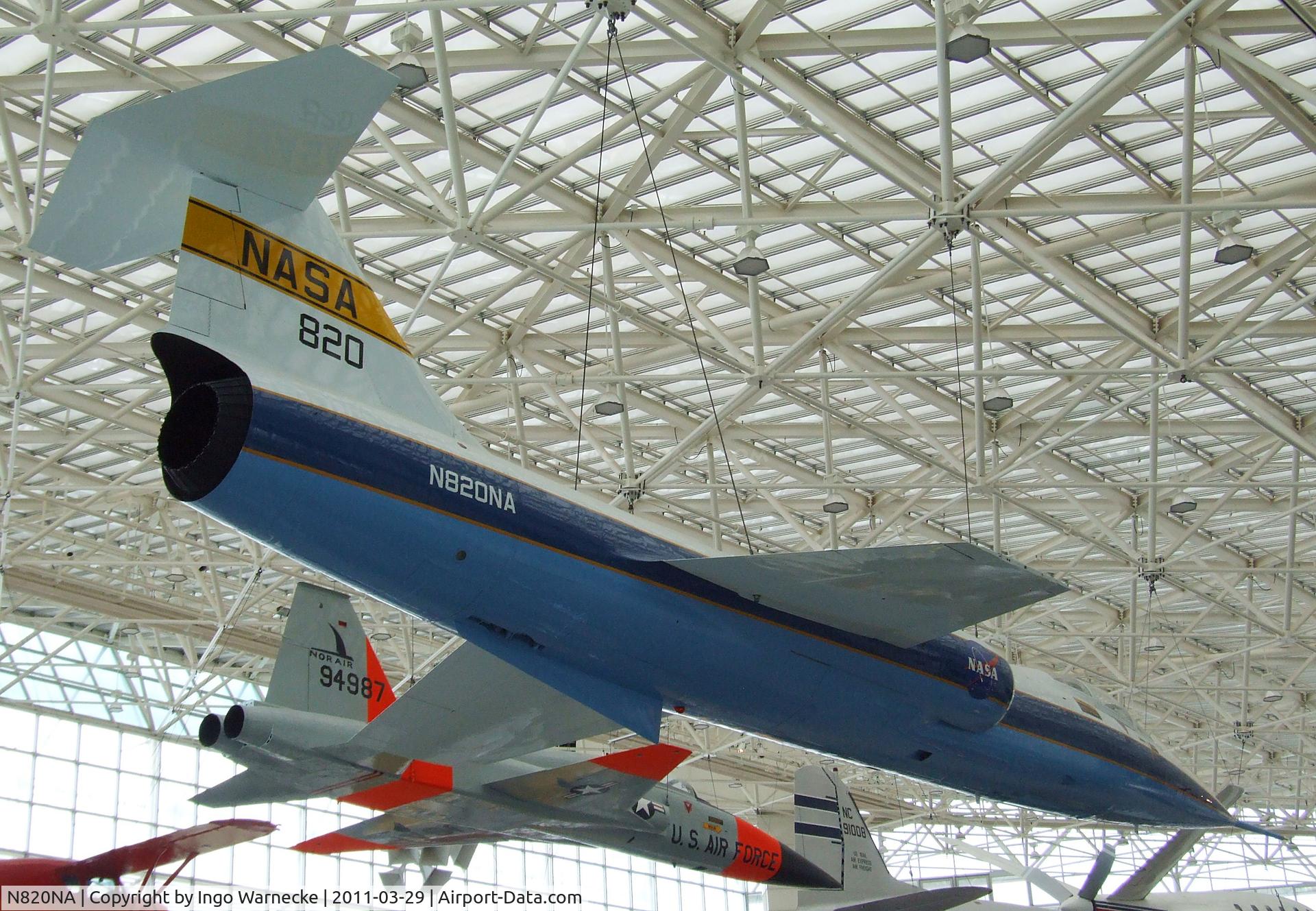 N820NA, 1957 Lockheed F-104C Starfighter C/N 383-1222, Lockheed F-104C Starfighter at the Museum of Flight, Seattle WA