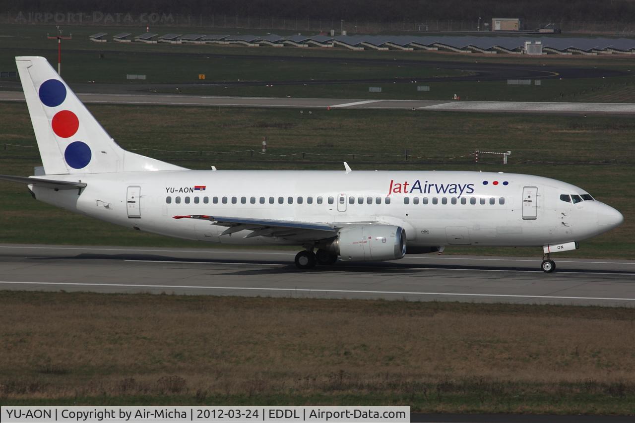YU-AON, 1987 Boeing 737-3Q4 C/N 24208/1490, JAT Airways, Boeing 737-3Q4, CN: 24208/1490