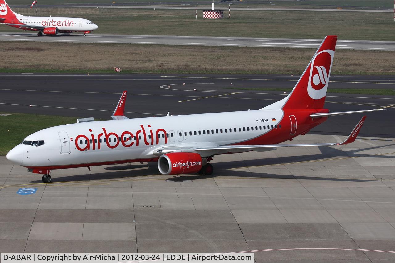 D-ABAR, 1998 Boeing 737-86J C/N 28072, Air Berlin, Boeing 737-86J (WL), CN: 28072/0147