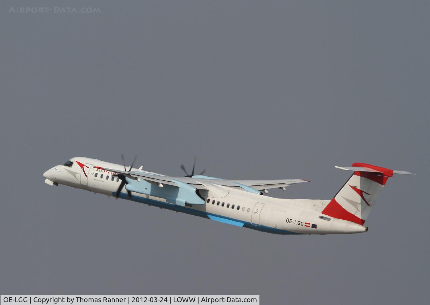 OE-LGG, 2002 De Havilland Canada DHC-8-402Q Dash 8 C/N 4074, Austrian Arrows DHC 8