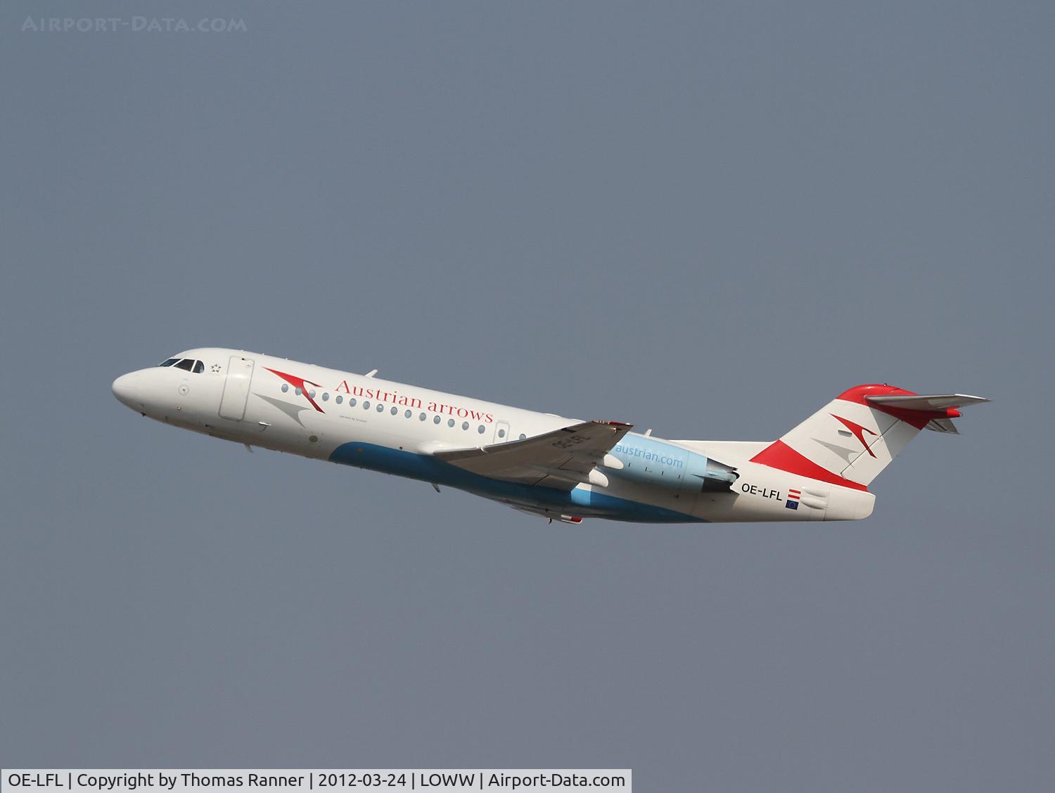 OE-LFL, 1995 Fokker 70 (F-28-0070) C/N 11573, Austrian Arrows Fokker 70