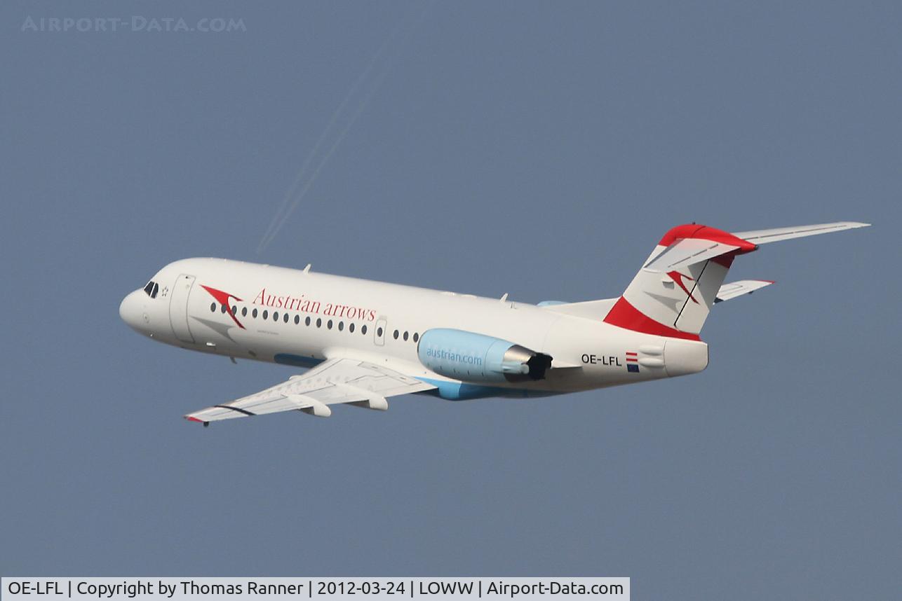 OE-LFL, 1995 Fokker 70 (F-28-0070) C/N 11573, Austrian Arrows Fokker 70