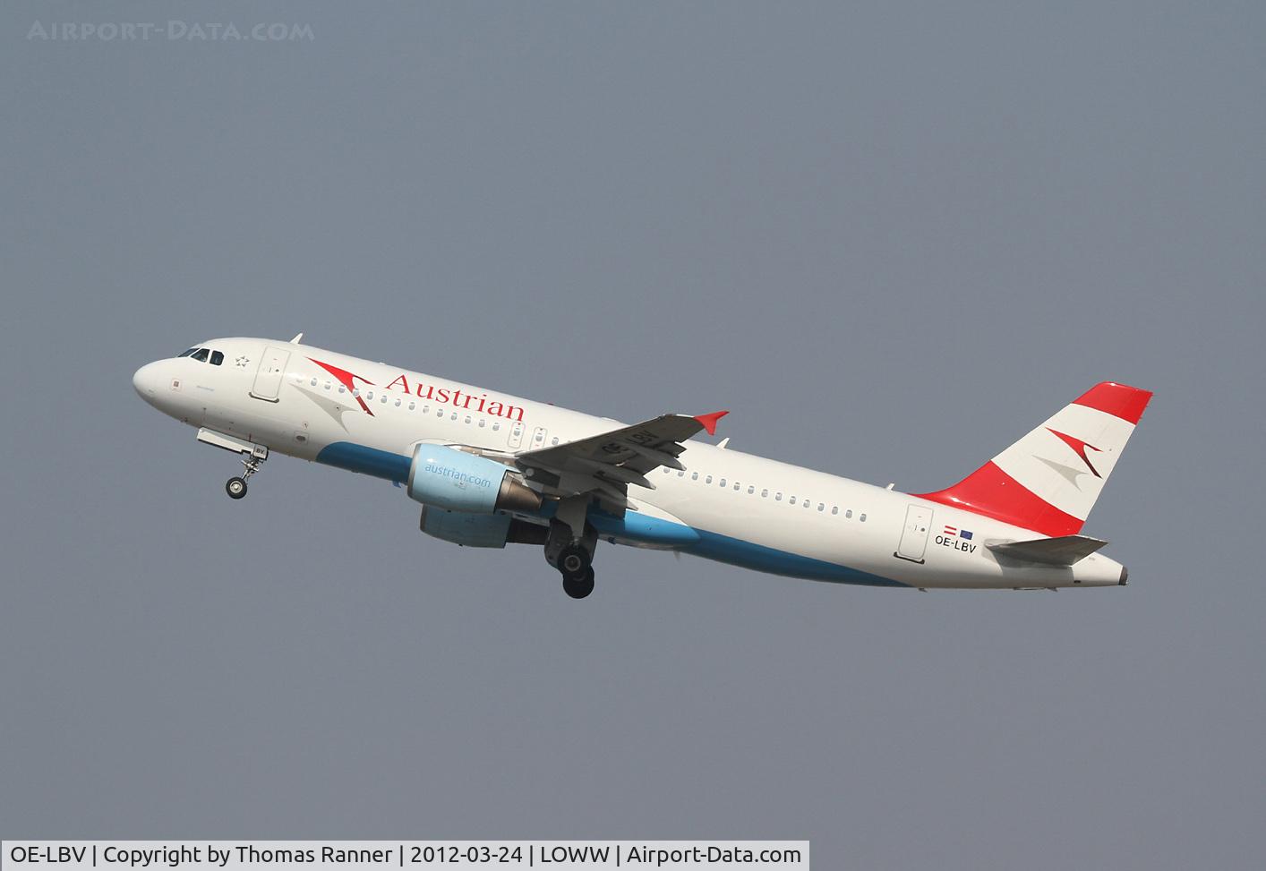 OE-LBV, 2000 Airbus A320-214 C/N 1385, Austrian Airlines Airbus A320