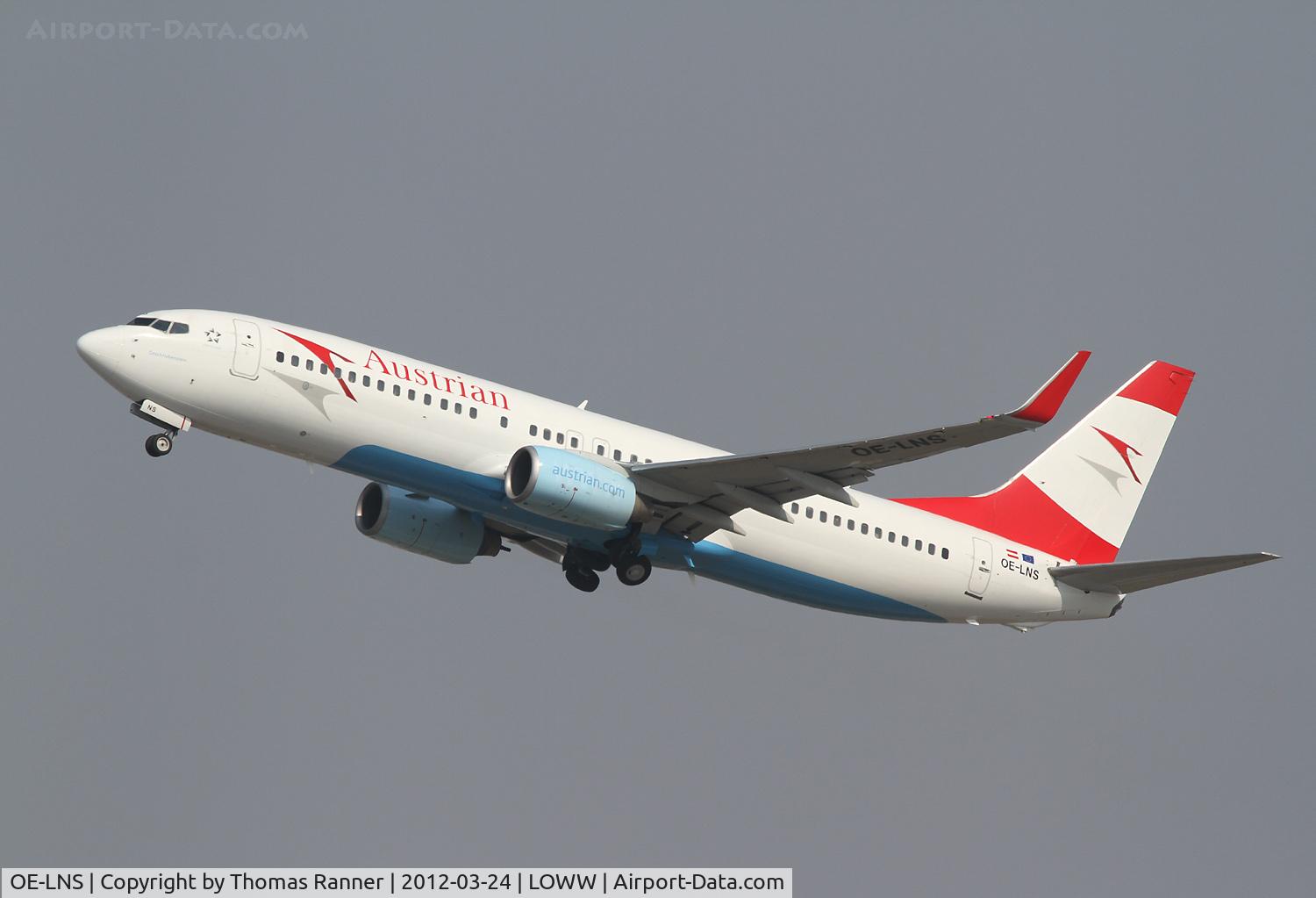 OE-LNS, 2005 Boeing 737-8Z9 C/N 34262, Austrian Airlines Boeing 737