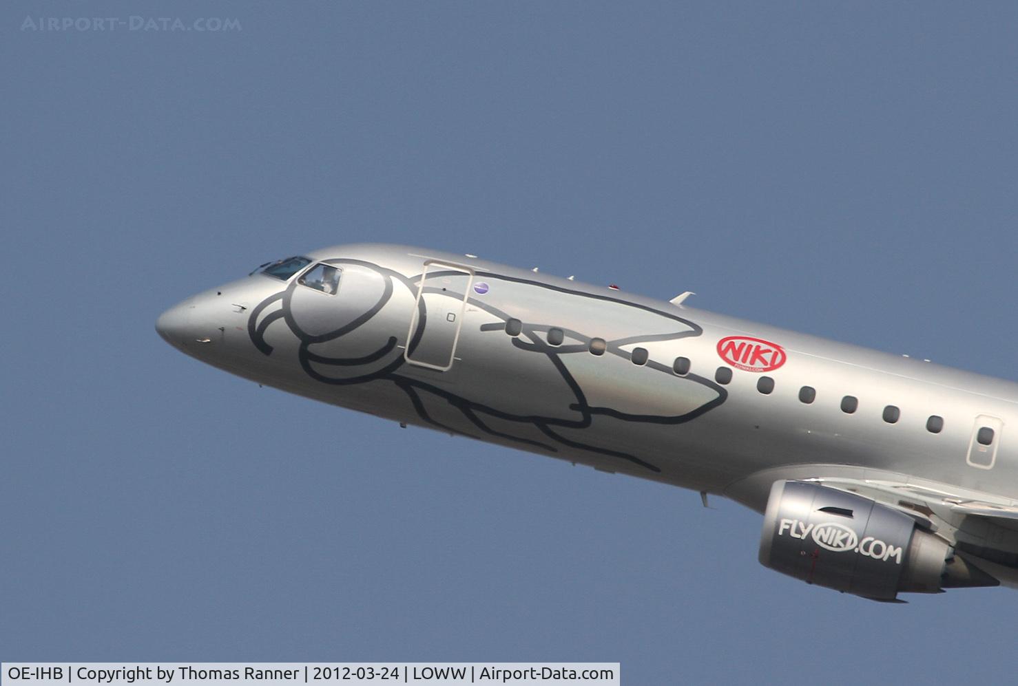OE-IHB, 2009 Embraer 190LR (ERJ-190-100LR) C/N 19000294, Niki Embraer 190 (Now with OneWorld Sticker)