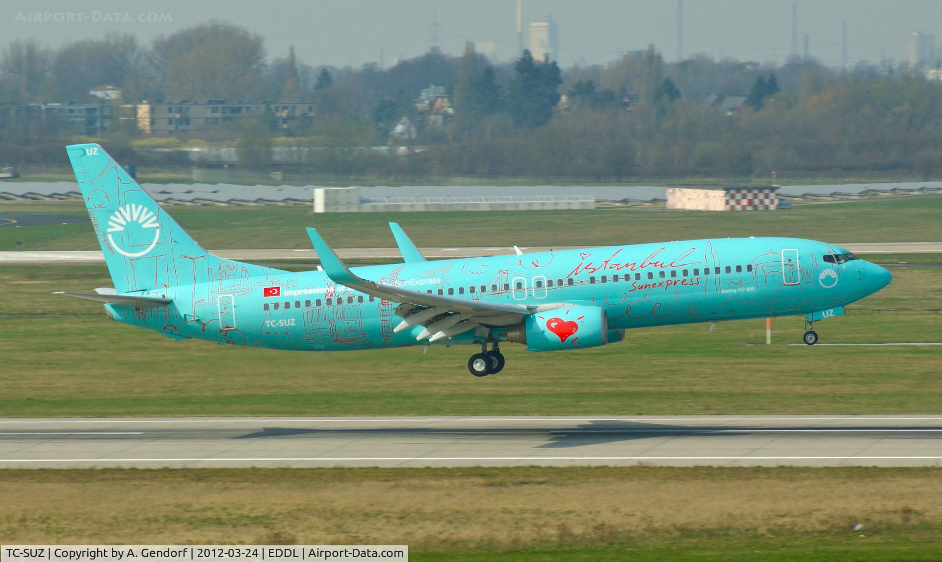 TC-SUZ, 2008 Boeing 737-8HX C/N 29649, Sun Express (