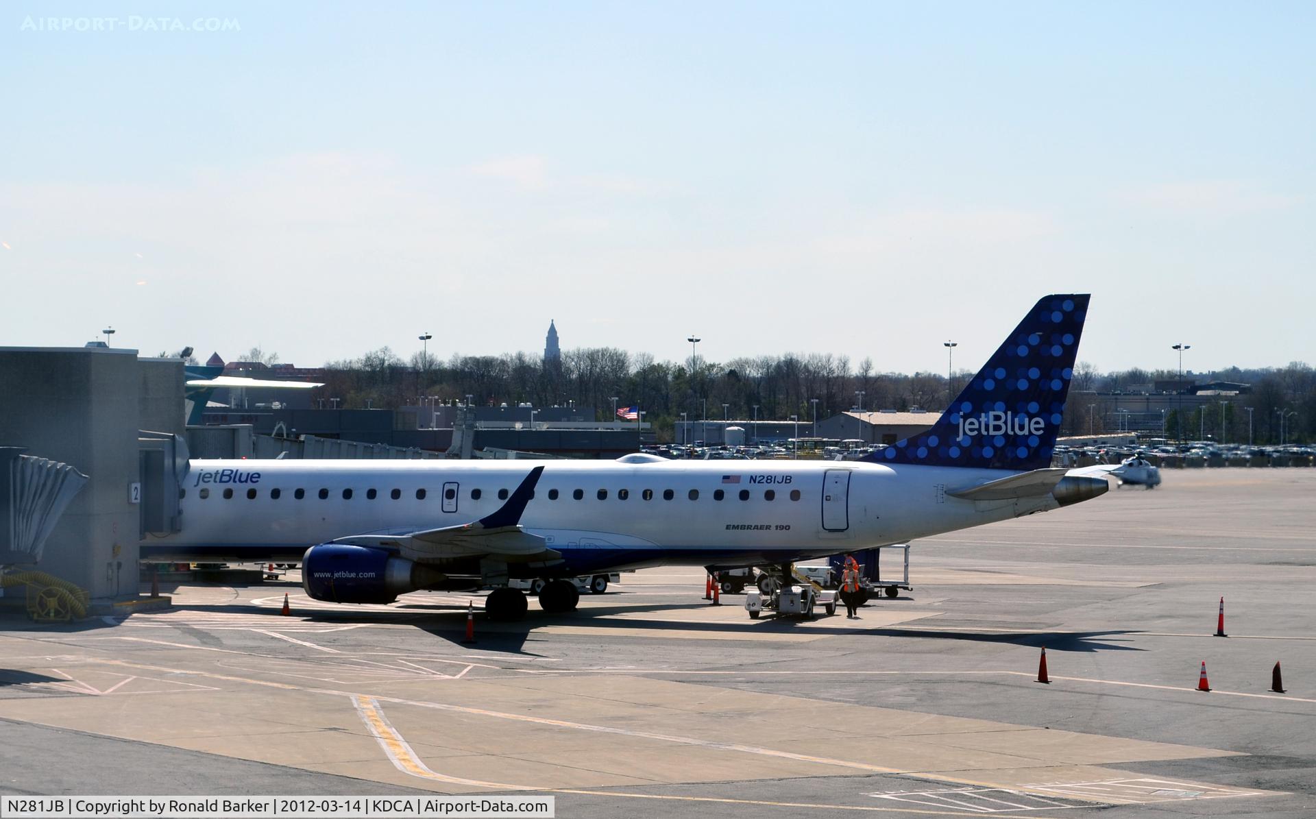 N281JB, 2007 Embraer 190AR (ERJ-190-100IGW) C/N 19000103, DCA, VA