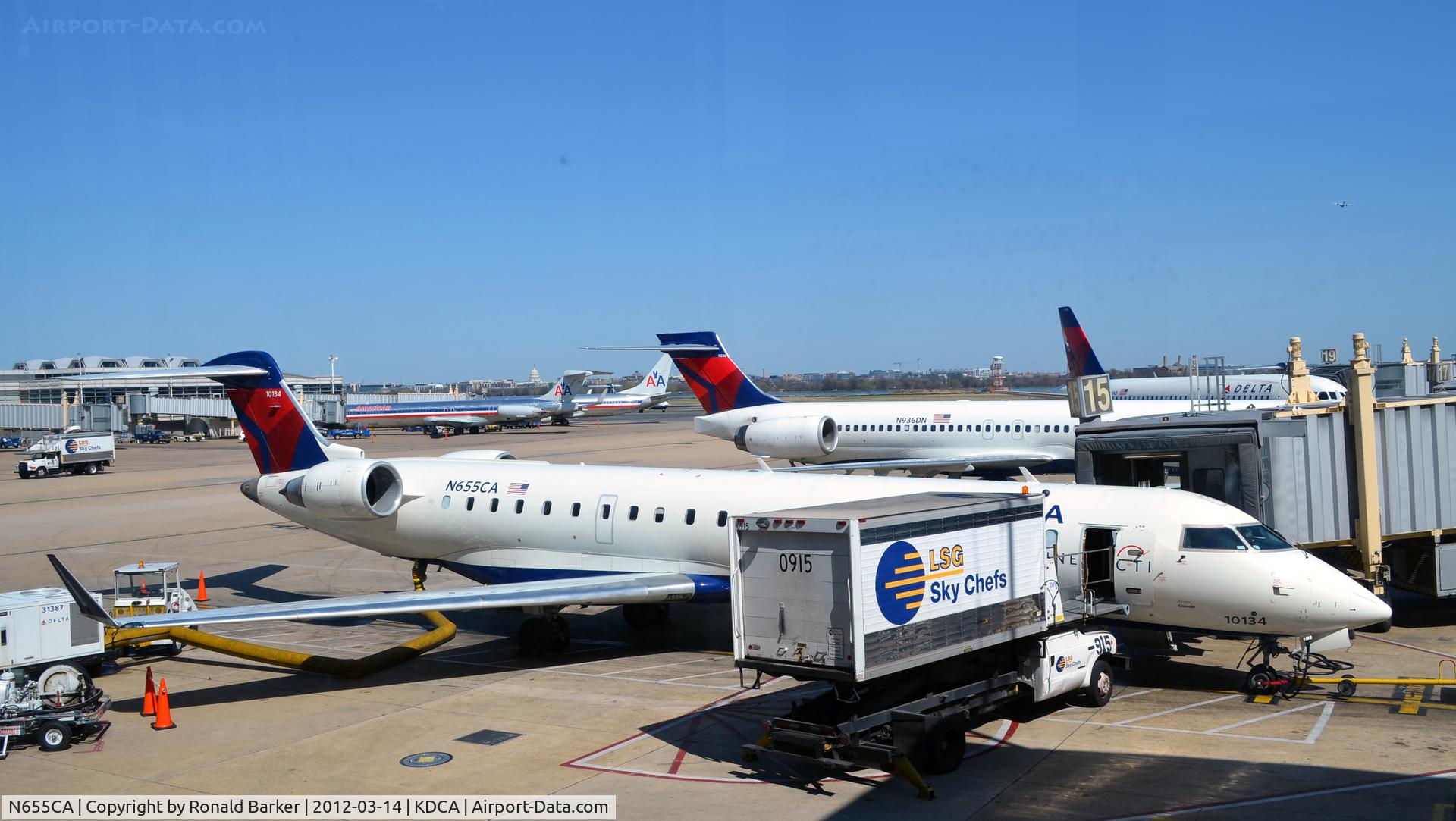 N655CA, 2004 Bombardier CRJ-700 (CL-600-2C10) Regional Jet C/N 10134, DCA, VA