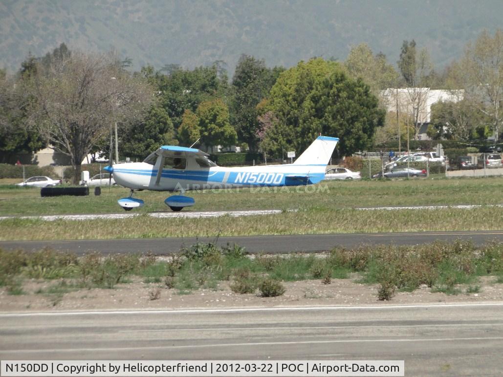 N150DD, 1973 Cessna 150L C/N 15075327, On the runway and rolling out