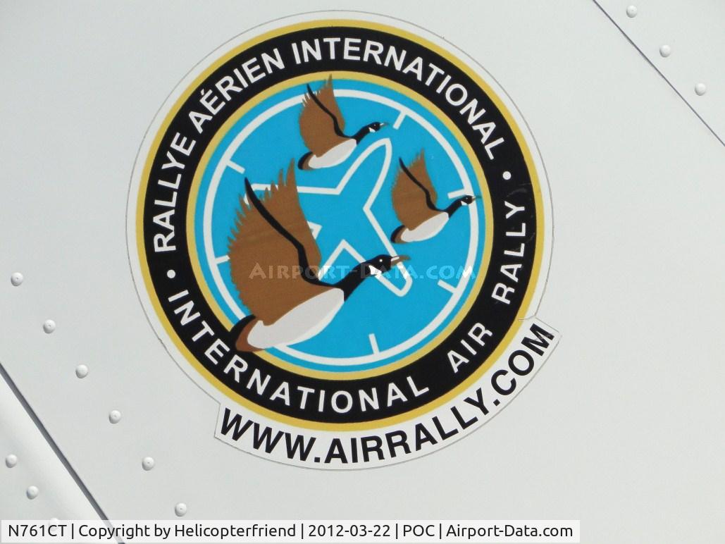 N761CT, 1977 Cessna T210M Turbo Centurion C/N 21062156, Decal on tail of the ship
