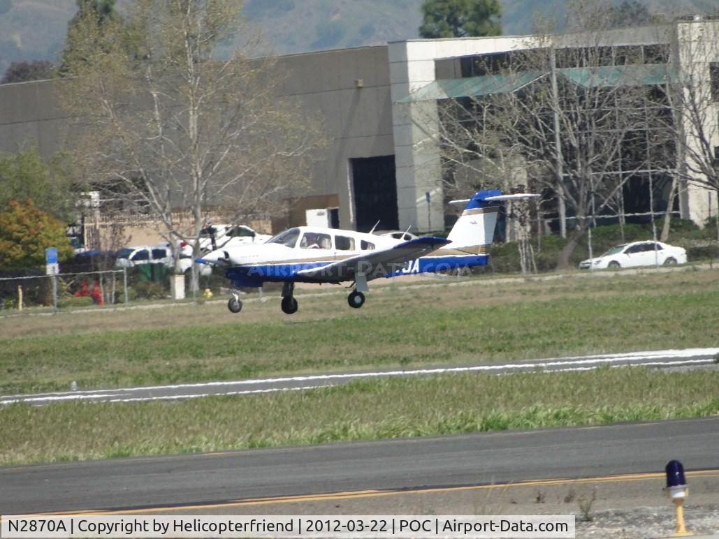N2870A, 1979 Piper PA-28RT-201T Arrow IV C/N 28R-7931232, Landing on 26L